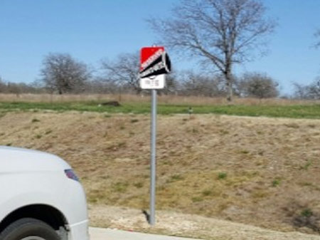 Custom-shape-reserved-parking-sign