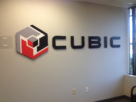 3D Letter Logo Lobby Signs in Irvine TX